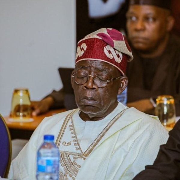 Home 10 Nigeria’s president-elect, Bola Tinubu sleeping at a public event on governance matters.