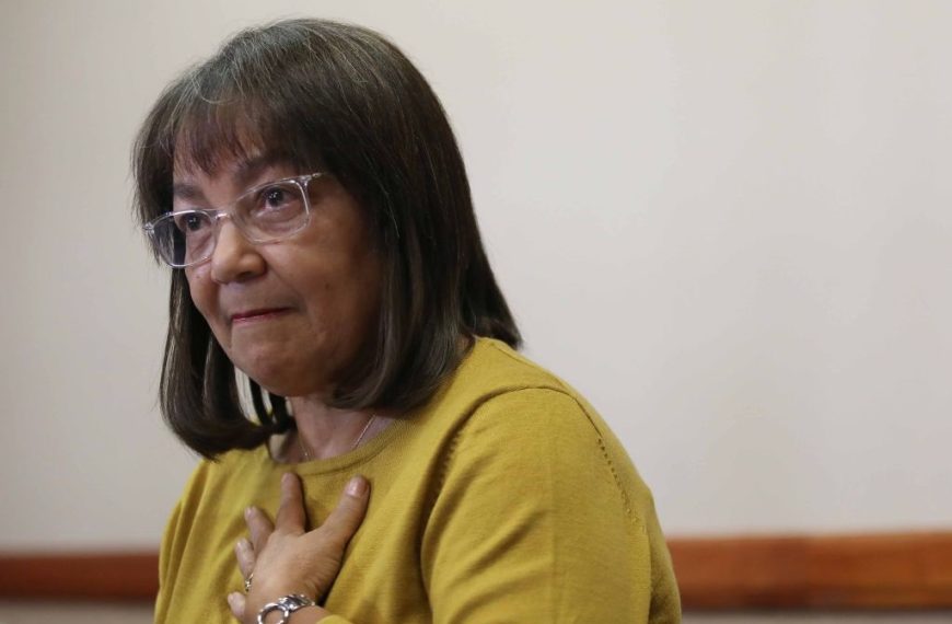 South Africa's Tourism Minister Patricia de Lille speaking at a public event recently.