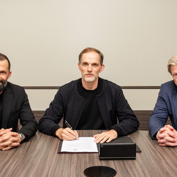 Thomas Tuchel signs contract as new Bayern head coach following the sacking of Julian Nagelsmann on Friday 24th March 2023.