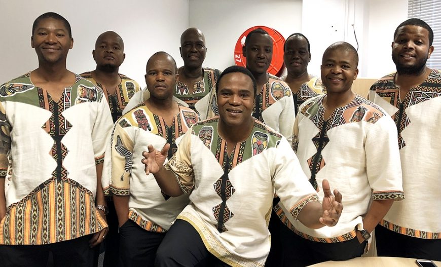 South African male choral group and multiple Grammy Award winners Ladysmith Black Mambazo