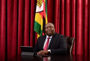 Former ZANU PF official Saviour Kasukuwere delivering a State of the Nation address.
