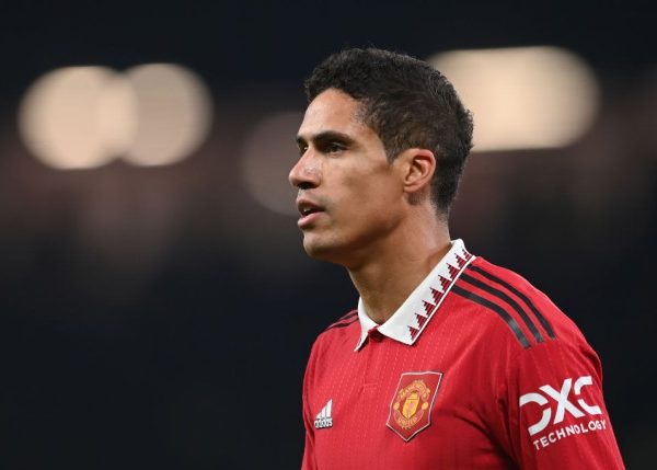 Manchester United defender Raphael Varane in action during a Premier League match recently.