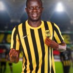 France international N'Golo Kante smiles in a football jersey after official joining Al-Ittihad of Saudi Arabia on Wednesday 7th June 2023.