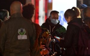 Home 8 One of the four Indigenous children who were found alive after being lost for 40 days in the Colombian Amazon forest following a plane crash is stretchered to an ambulance upon landing at the CATAM military base in Bogota on June 10, 2023.