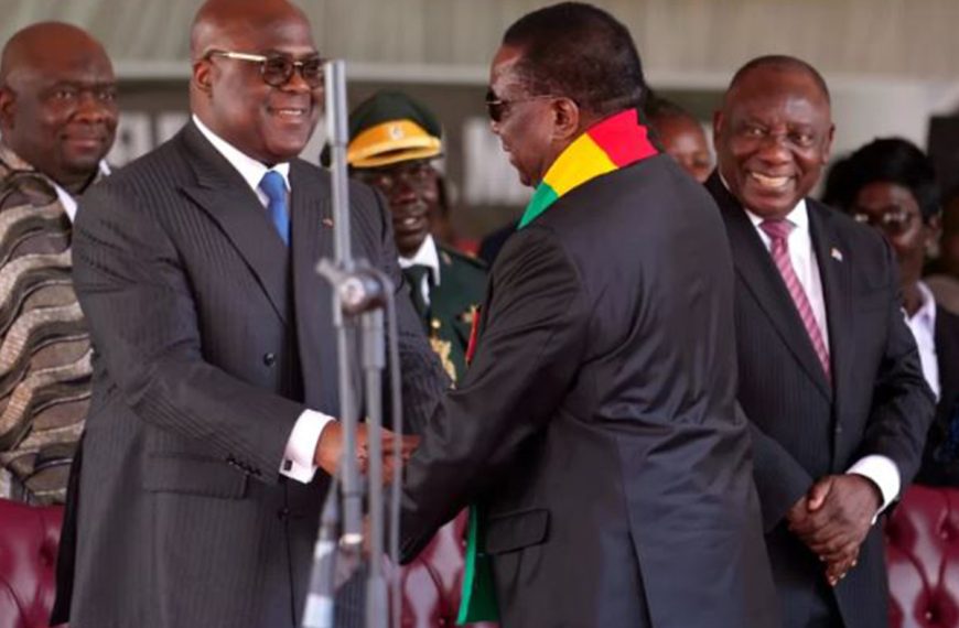 DRC President Tshisekedi and South African president Ramaphosa attended Mnangagwa's inauguration in September despite SADC observers dismissing the poll as fraudulent