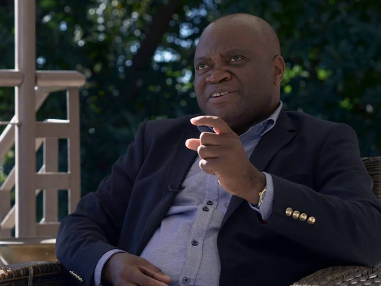 Border Timbers chairman Elias Hwenga speaking during an interview recently.