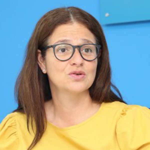 World Bank official Eneida Fernandes speaking during a round table discussion on developmental matters affecting Africa.
