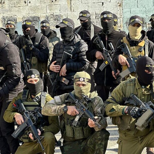 Home 10 An undated image of members of the Hamas Jenin Battalion, a terror group comprising members of different Palestinian armed factions, most prominently Palestinian Islamic Jihad. (Telegram/used in accordance with Clause 27a of the Copyright Law)
