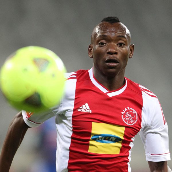 Khama Billiat of Ajax Cape Town in action during the Absa Premiership match between Ajax Cape Town and AmaZulu at Cape Town Stadium on March 29, 2013 in Cape Town, South Africa.