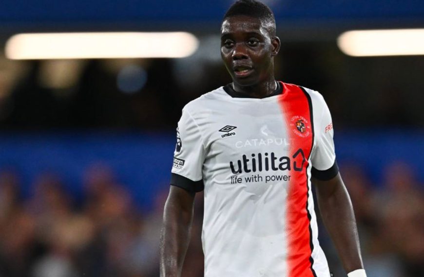 Zimbabwe international Marvelous Nakamba starring for Luton Town FC in the English Premier League on Saturday 7 October 2023.