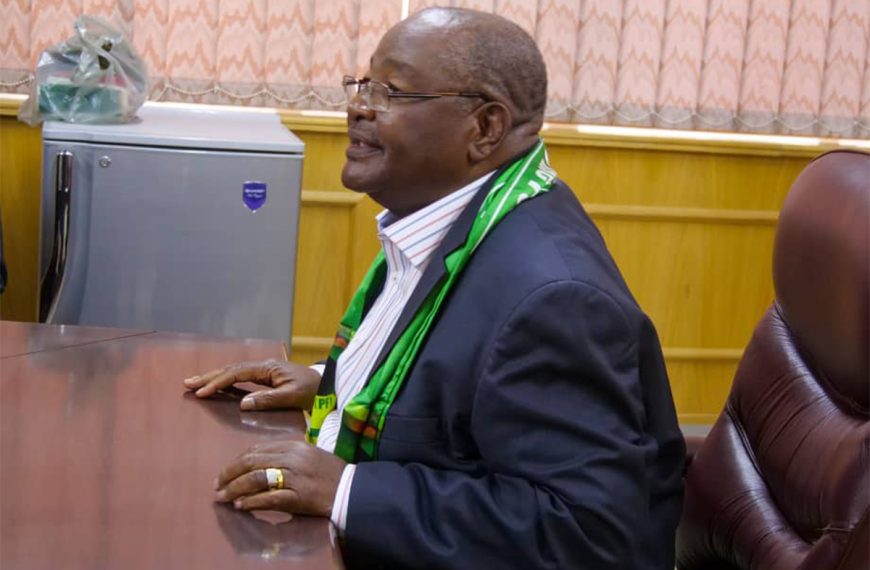ZANU PF secretary general Obert Mpofu addressing SADC delegates on 29th August 2023 at ZANU PF headquarters in Harare.