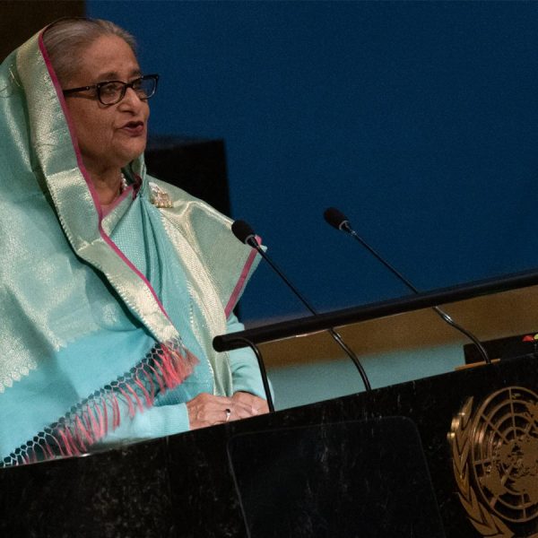 Home 13 Bangladesh Prime Minister Sheikh Hasina addresses the 77th session of the United Nations General Assembly at UN headquarters in New York City.