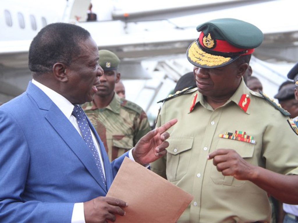 Mnangagwa retires General Sibanda, promotes Matatu to new rank 2 President Emmerson Mnangagwa chats with Zimbabwe Defence Forces Commander General Philip Valerio Sibanda.