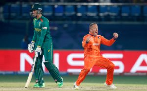 The Dutch stunned South Africa by 38 runs in their ICC Cricket World Cup match on 17 October 2023.