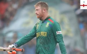 Home 5 Heinrich Klaasen batted through the pain barrier in Mumbai, India to make a brilliant century as South Africa posted a colossal 399-7 in a crunch World Cup match against struggling champions England on 21 October 2023.