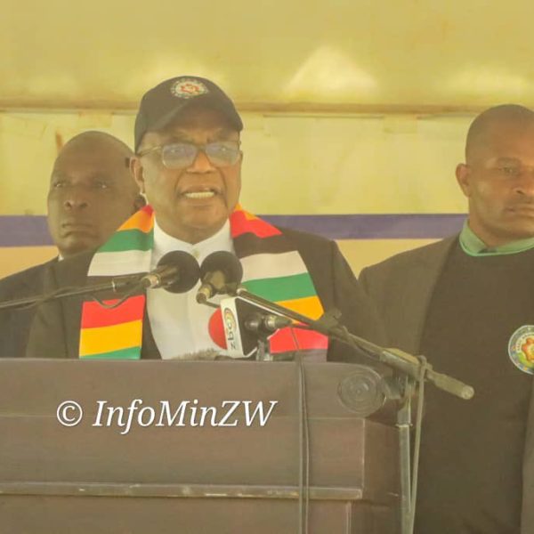 Home 144 Zimbabwe Vice President, Constantino Chiwenga speaking at the Anti-Sanctions March on Wednesday 25th October 2023 at Africa Unity Square in Harare.