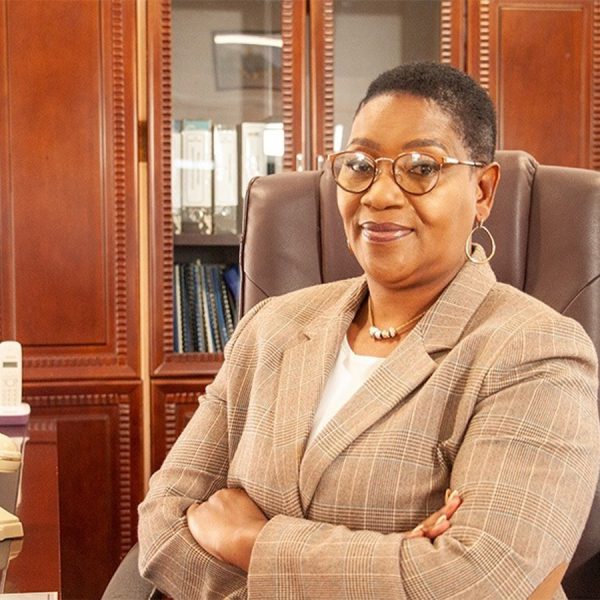 Home 141 Zimbabwe Miners Federation president Henrietta Rushwaya poses for a photo in her office recently.