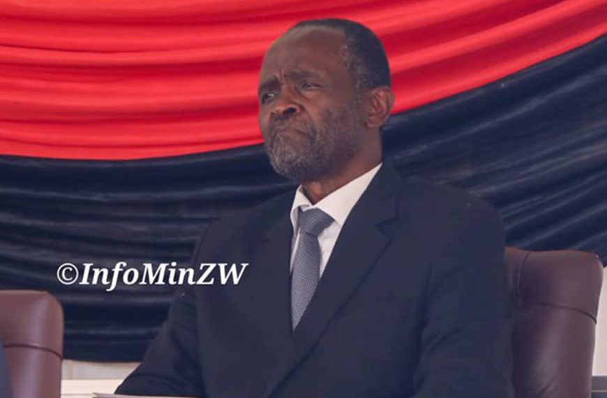 His Worship, the Mayor of Harare, Ian Makone attending the Geo-Pomona Waste Project ground breaking ceremony in Harare on 6th November 2023.