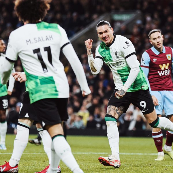 Liverpool top Premier League with a 2-0 victory over Burnley