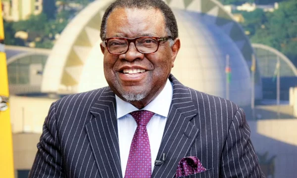 Home 13 Namibian President Hage Geingob. Picture: @NamPresidency/X