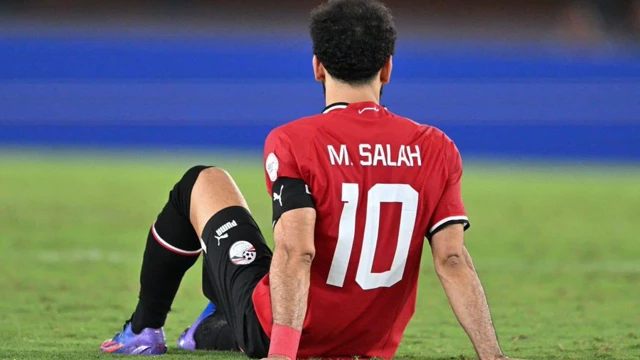 Record seven-time champions Egypt were dealt a major blow on Friday as captain Mohamed Salah was ruled out of two AFCON 2023 games with a hamstring injury. (Picture: X/@EFA)
