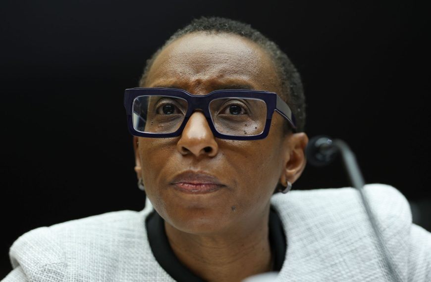 Harvard University former President Claudine Gay