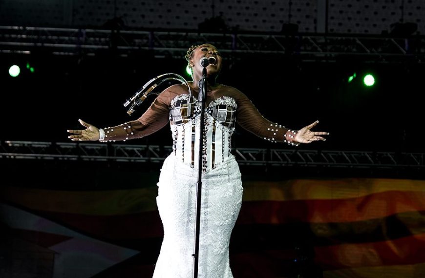 Songbird Tahle WeDzinza performing at the National Arts Merit Awards (NAMA Awards 2024) ceremony on Saturday 24th February 2024.