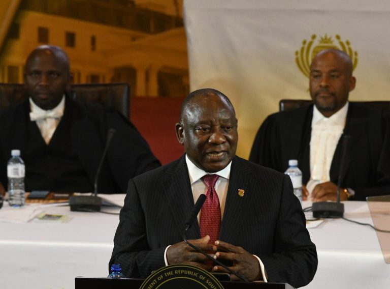 President Cyril Ramaphosa delivered his State of the Nation Address to the Joint Sitting of Parliament at the Cape Town City Hall on 8 February 2024.