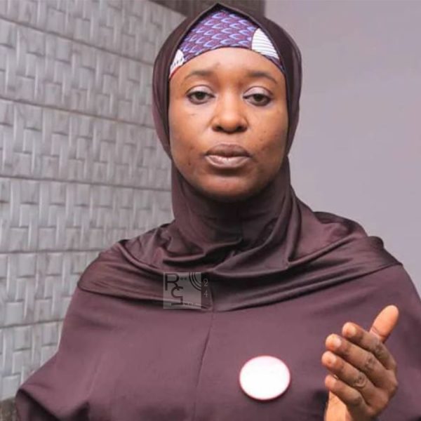 Nigerian social critic and prominent human rights activist Aisha Yesufu.