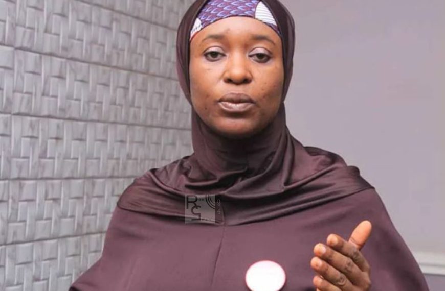 Nigerian social critic and prominent human rights activist Aisha Yesufu.