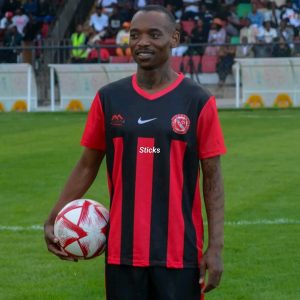 Khama Billiat being unveiled as Yadah FC player at Heart Stadium in Waterfalls, Zimbabwe on Friday 01 March 2024.
