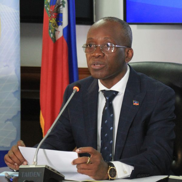 Haiti Minister of Economy and Finance, Michel Patrick Boisvert.[Picture by: Lesly Dorcin]