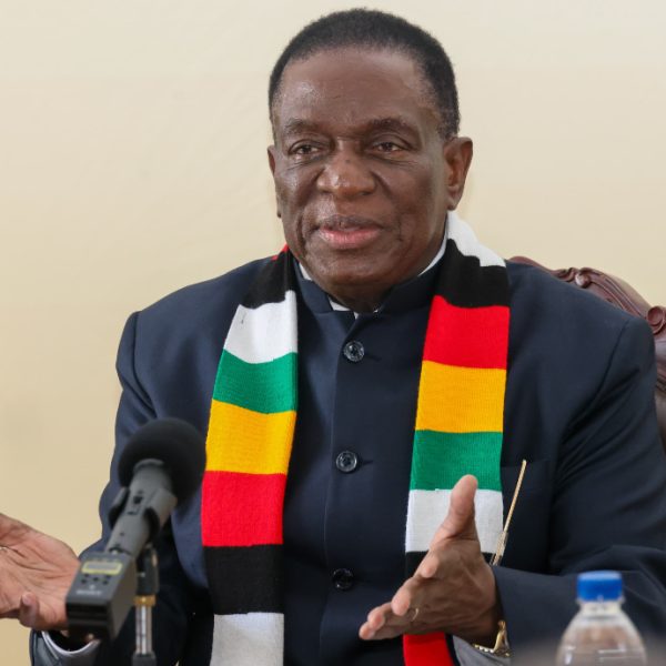Home 127 President Emmerson Mnangagwa speaking to editors of different media houses during a meeting at state house in Harare, Zimbabwe on Monday 17th February 2025.