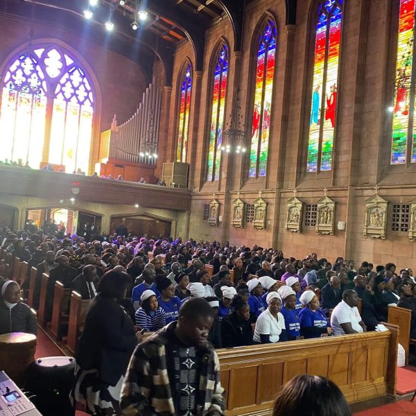 Home 14 Patriotic Front members at the memorial service of the late former Zambian president Edgar Lungu on 10th June 2025 in Pretoria, South Africa.