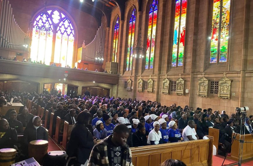 Patriotic Front members at the memorial service of the late former Zambian president Edgar Lungu on 10th June 2025 in Pretoria, South Africa.