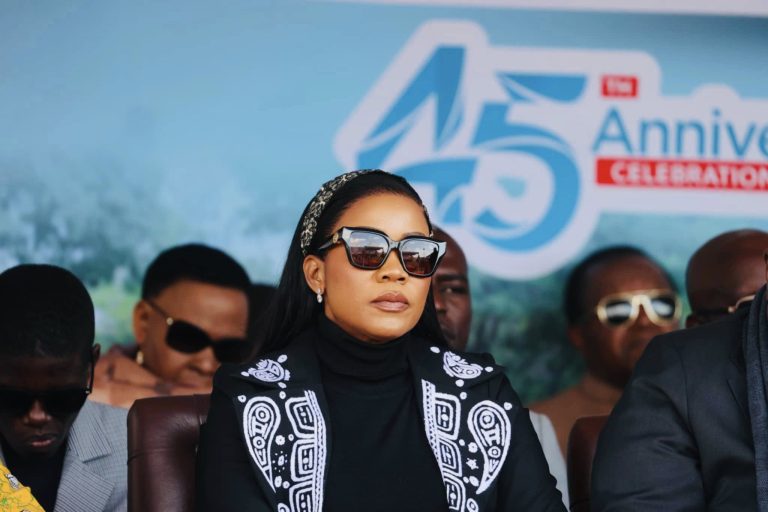 Colonel Miniyothabo Baloyi-Chiwenga, wife of Vice President Constantino Chiwenga is seen here at the ZImbabwe Defence Forces Day 2025 on Tuesday 11th August 2025.