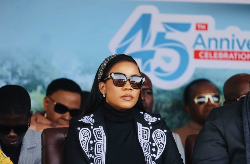Colonel Miniyothabo Baloyi-Chiwenga, wife of Vice President Constantino Chiwenga is seen here at the ZImbabwe Defence Forces Day 2025 on Tuesday 11th August 2025.