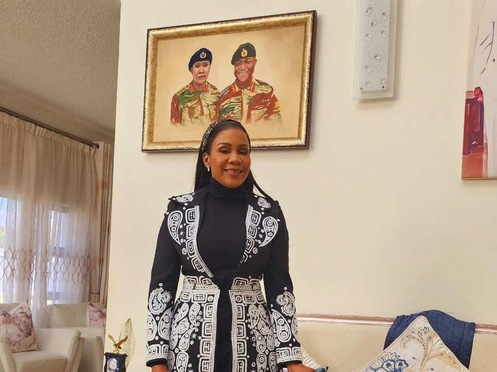 Colonel Baloyi Chiwenga rallies nation to support battle for top pageant crown 2 Colonel Miniyothabo Baloyi-Chiwenga, wife of Vice President Constantino Chiwenga is seen here at the Zimbabwe Defence Forces Day 2025 on Tuesday 11th August 2025.