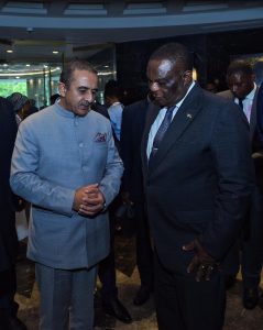 Home 5 India Minister of State for External Affairs, Kirtivardhan Singh and Zimbabwe Vice President Constantino Chiwenga at the 20th CII India–Africa Business Conclave on Wednesday 27th August 2025 in New Dehli, India.