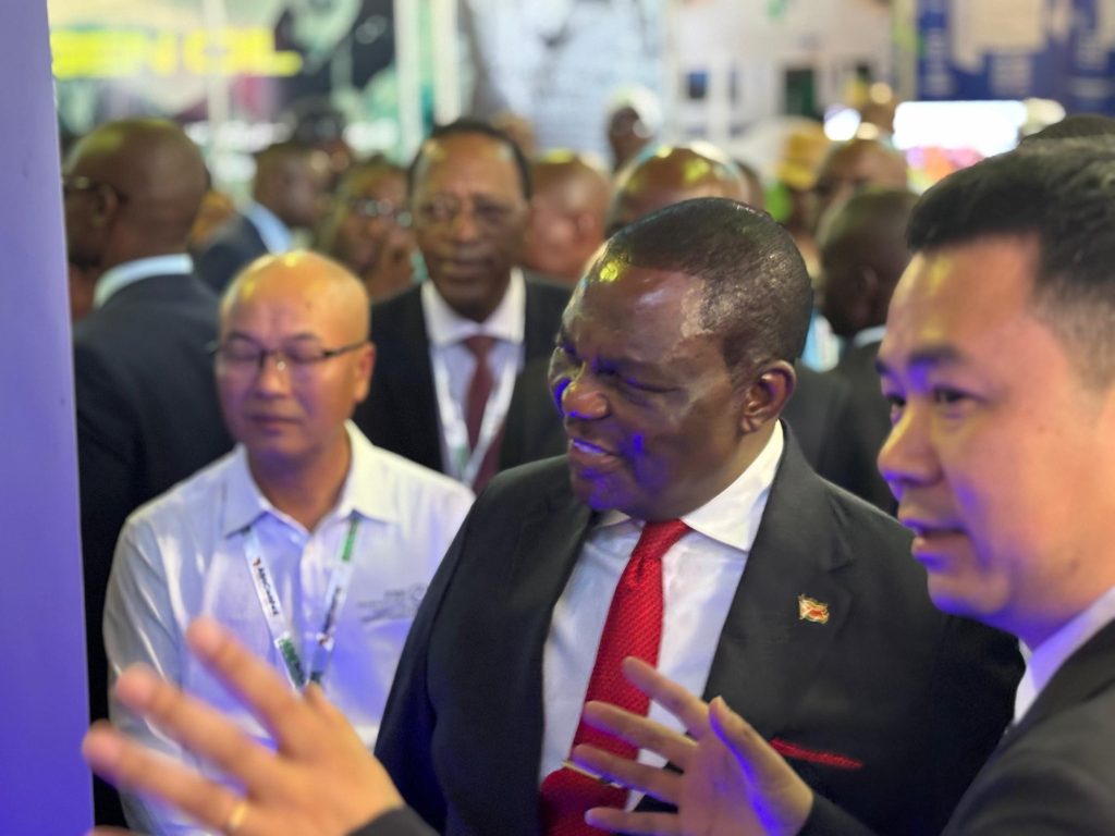 Acting President Constantino Chiwenga at the ZITF Mine Entra 2025 in Bulawayo, Zimbabwe on Thursday 9th October 2025.