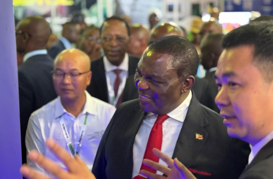 Acting President Constantino Chiwenga at the ZITF Mine Entra 2025 in Bulawayo, Zimbabwe on Thursday 9th October 2025.