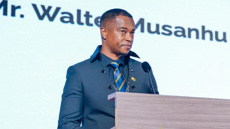 JADEL Football Academy founding director Walter Musanhu speaking at the China Black Business Summit at the Ritz Carlton Hotel in Guangzhou, China on Sunday 16th November 2025.