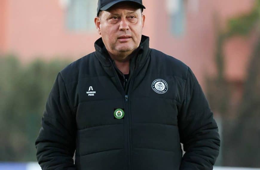 Zimbabwe Warriors coach Marian Marinica takes the team through their paces on their second day of training in Morocco for the 2025 Africa Cup of Nations