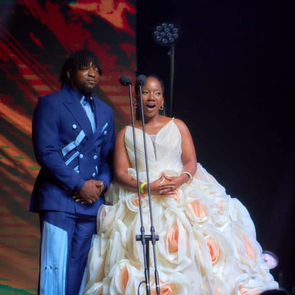 Home 128 Awards presenters posing for the photo on stage at the National Arts Merit Awards (NAMA Awards 2026) ceremony on Saturday 28th February 2026.